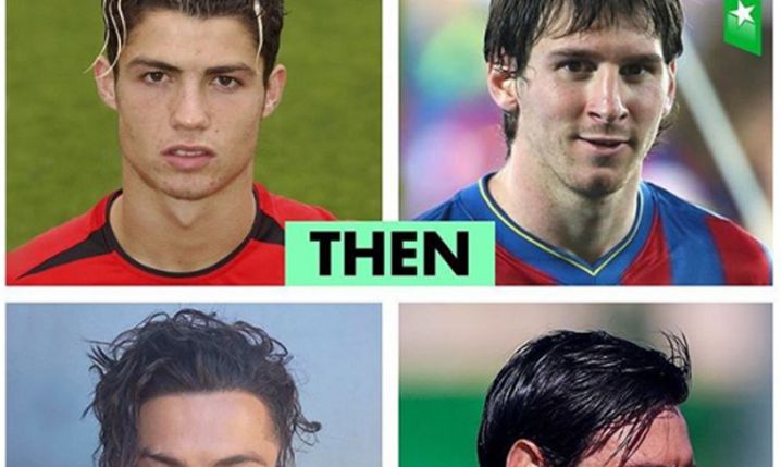 Ronaldo i Messi WRÓCILI do młodzieńczego wyglądu! :D